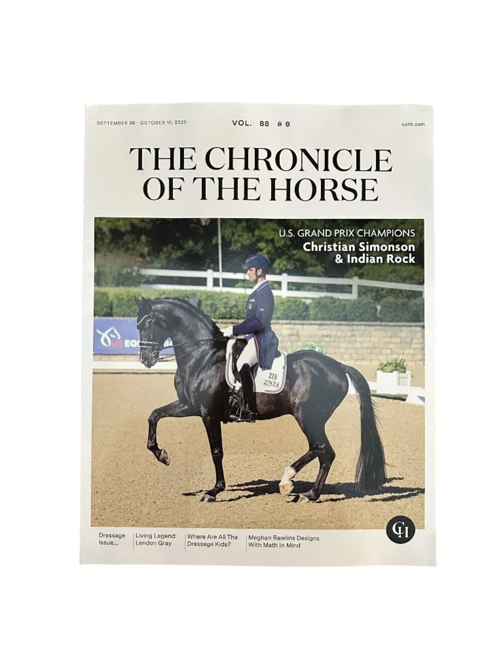 Chronicle of the Horse Magazine September 26 2025 Vol 88 #9 Grand Prix